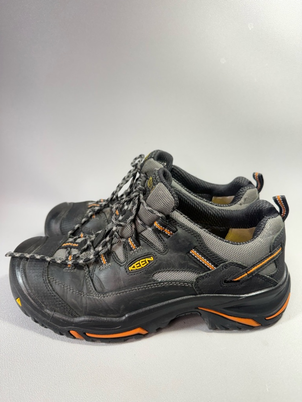 Keen Black Braddock Low Steel Toe Work Shoes Wide Width